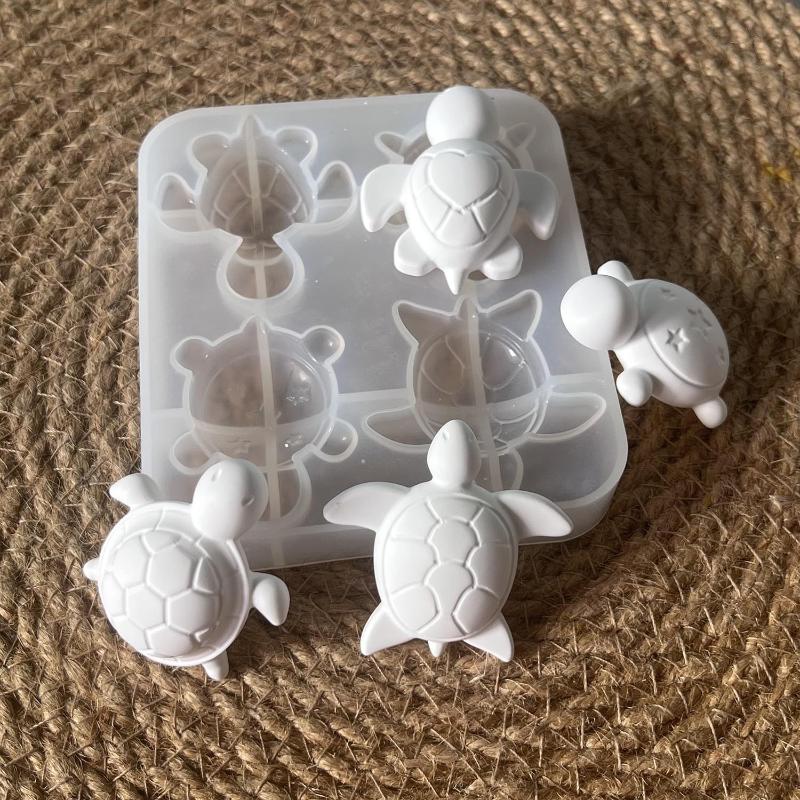 Soap Making Organic - Four Turtles Plaster Silicone Molds DIY