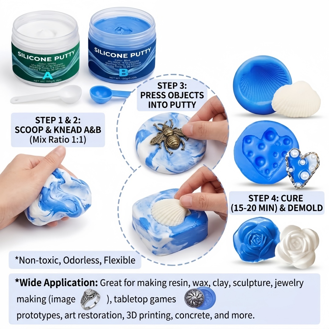 Silicone Putty Mold Making Sup - огляд і ціна Soap Making Organic