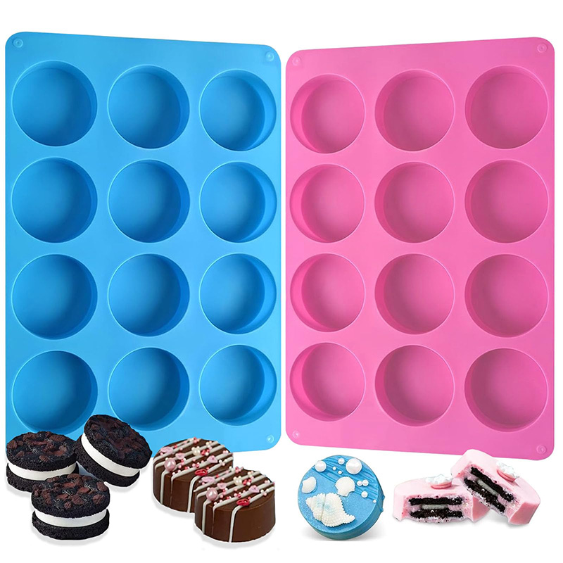 Round Silicone Molds 12-Cavity - огляд і ціна Soap Making Organic