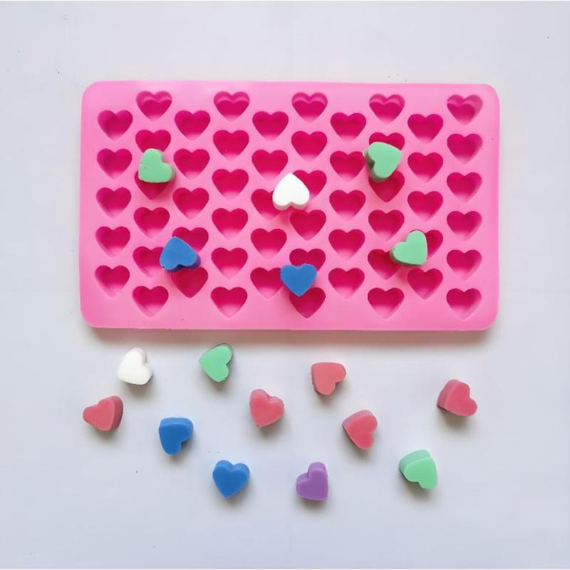55 Grids Heart Silicone Cake M - огляд і ціна Soap Making Organic