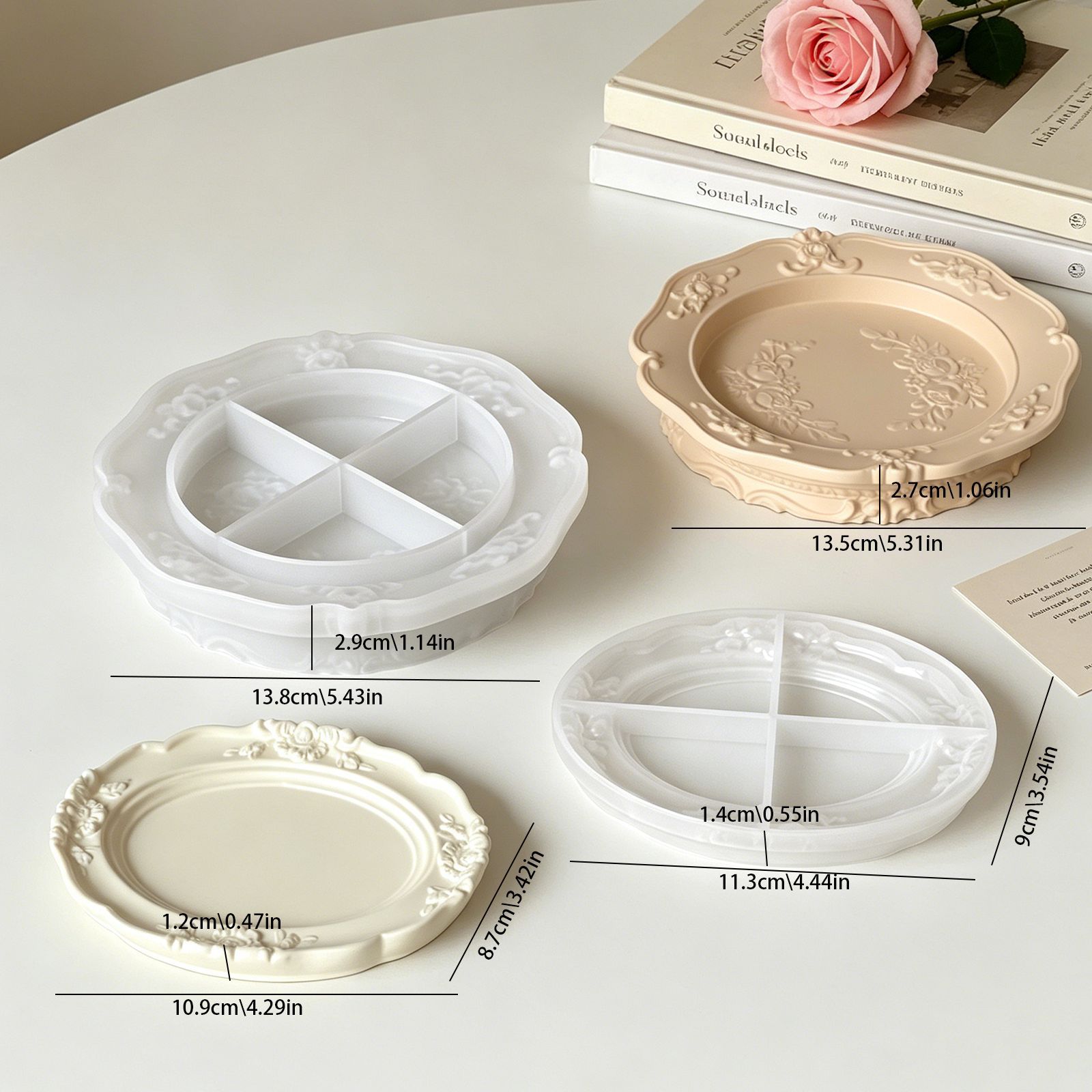Elegant Vintage Baroque Lace S - огляд і ціна Soap Making Organic
