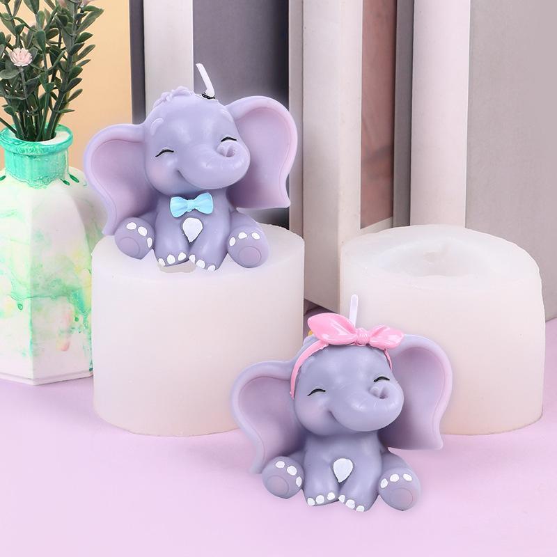 Cute 3D Elephant Silicone Cand - огляд і ціна Soap Making Organic