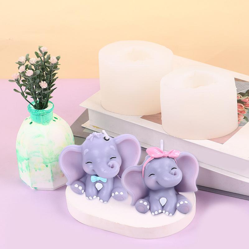 Cute 3D Elephant Silicone Cand - огляд і ціна Soap Making Organic