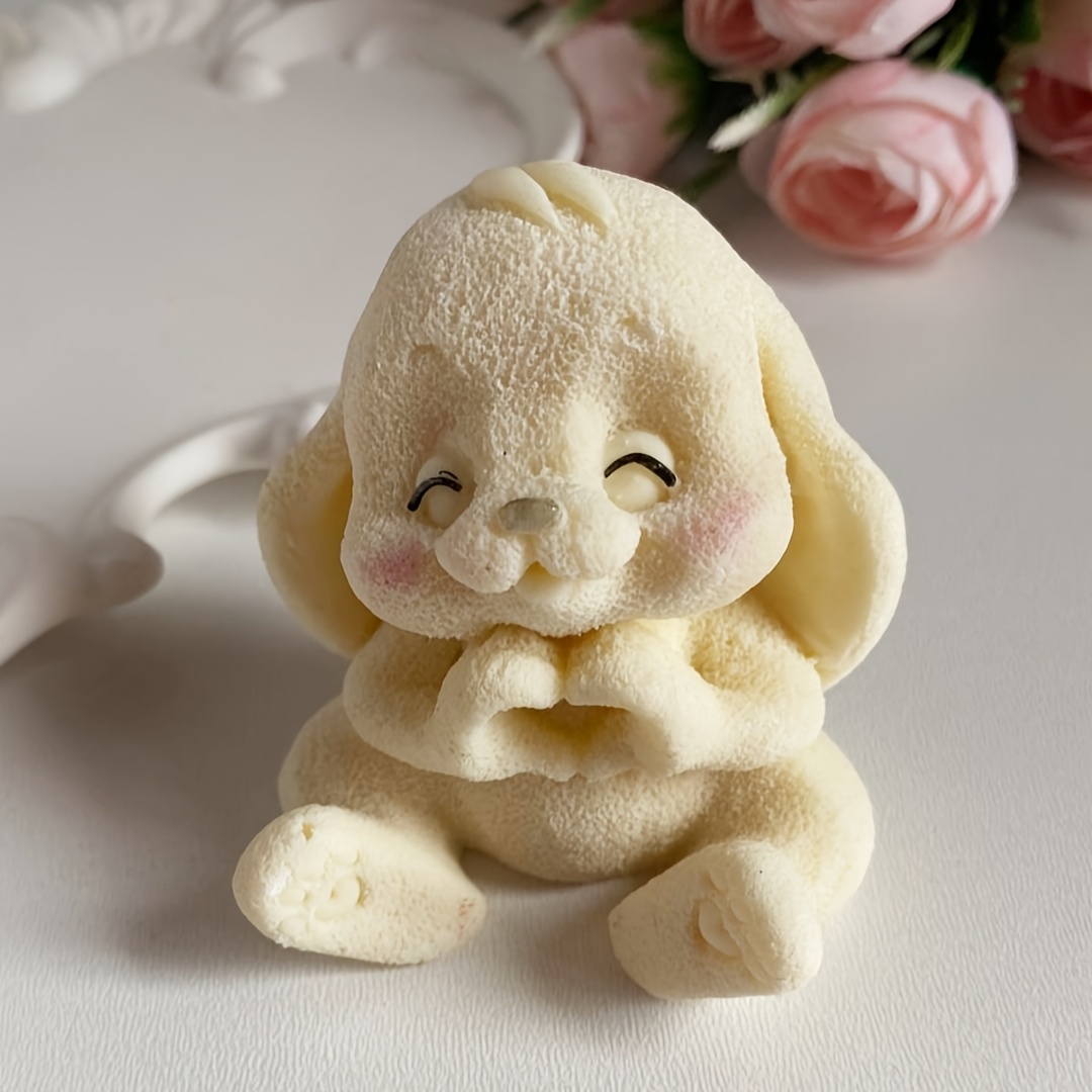 1pc Adorable Rabbit Resin Sili - огляд і ціна Soap Making Organic