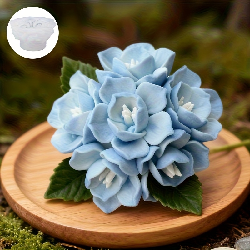 1 Hydrangea Candle Silicone Mo - огляд і ціна Soap Making Organic