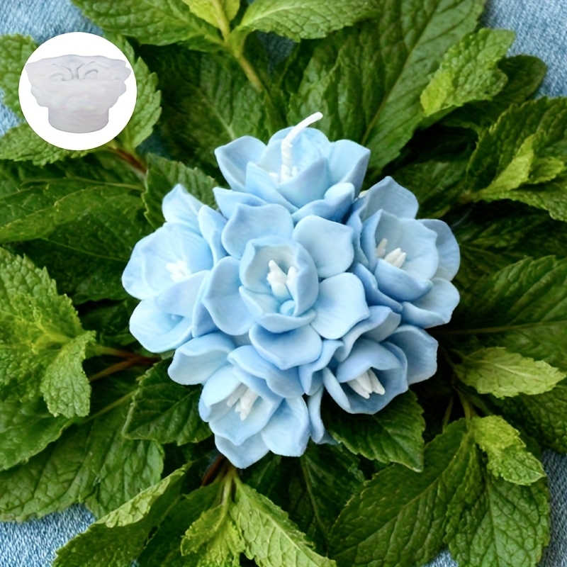 1 Hydrangea Candle Silicone Mo - огляд і ціна Soap Making Organic