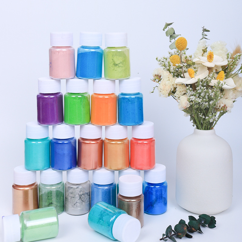 20ml-54colors Slim Pearl Nail  - огляд і ціна Mica Powder Colorant