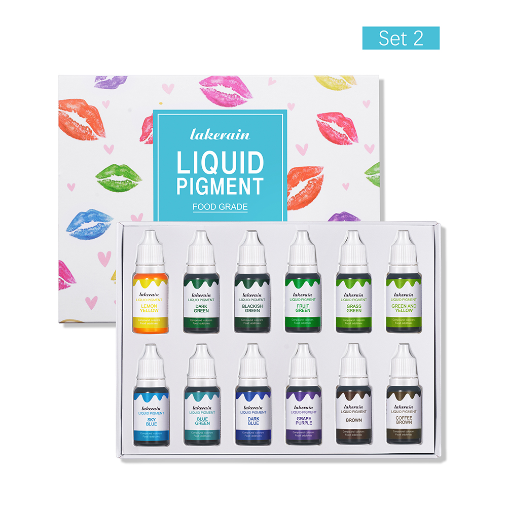 12pcs/Set DIY Liquid Pigment K - огляд і ціна Soap Making Using Soap Base