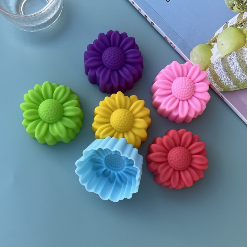 6 Pcs Set Non-Stick Flower Des - огляд і ціна Soap Making Organic