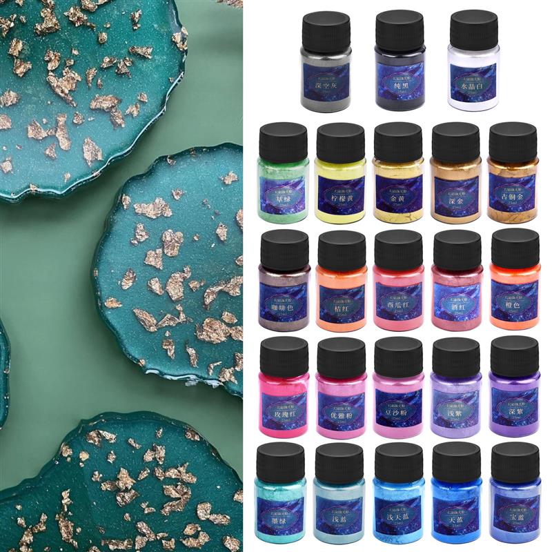 24Colors Epoxy Resin Dye Mica  - огляд і ціна Mica Powder Colorant