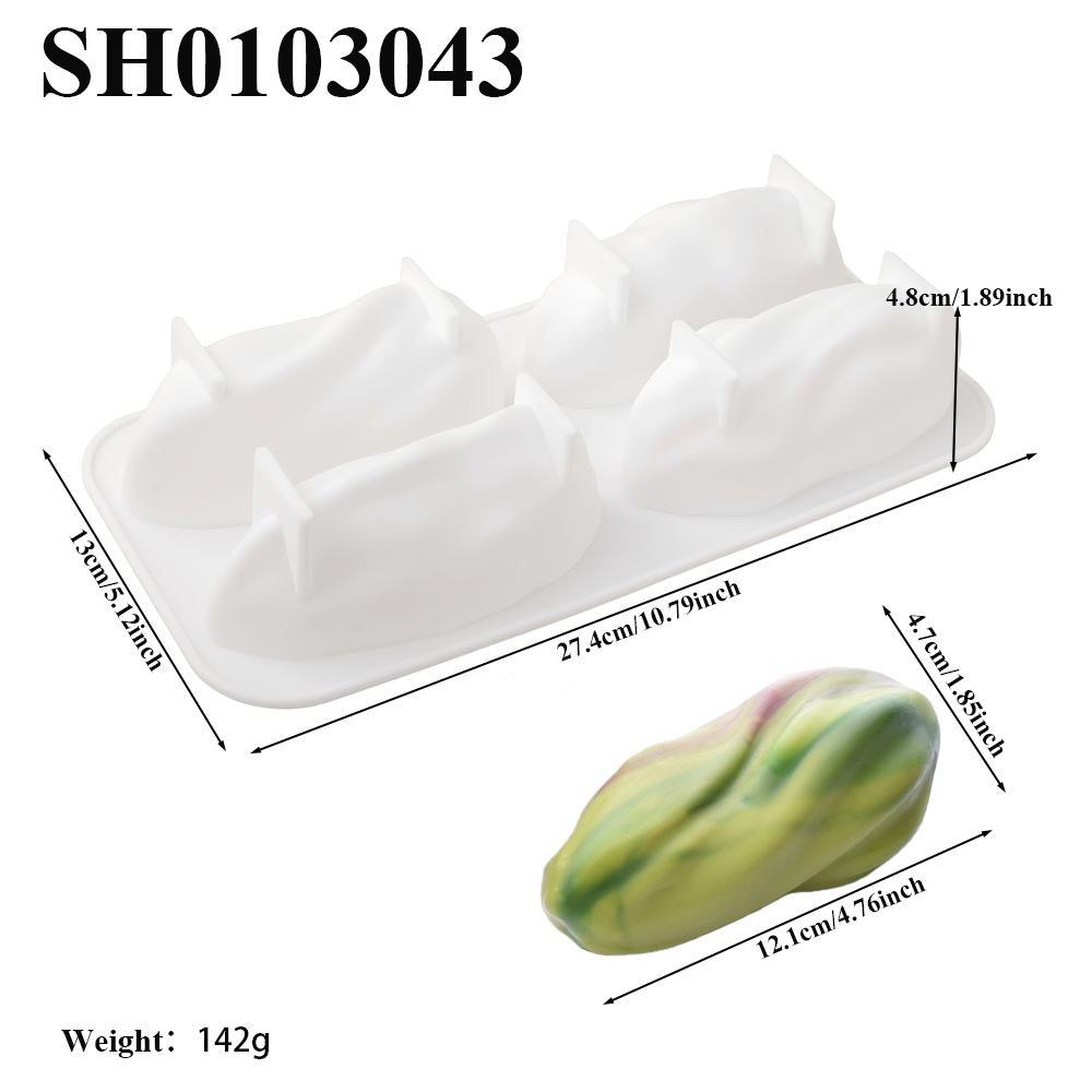 4 or 9-Cell Pistachio Design S - огляд і ціна Soap Making Organic