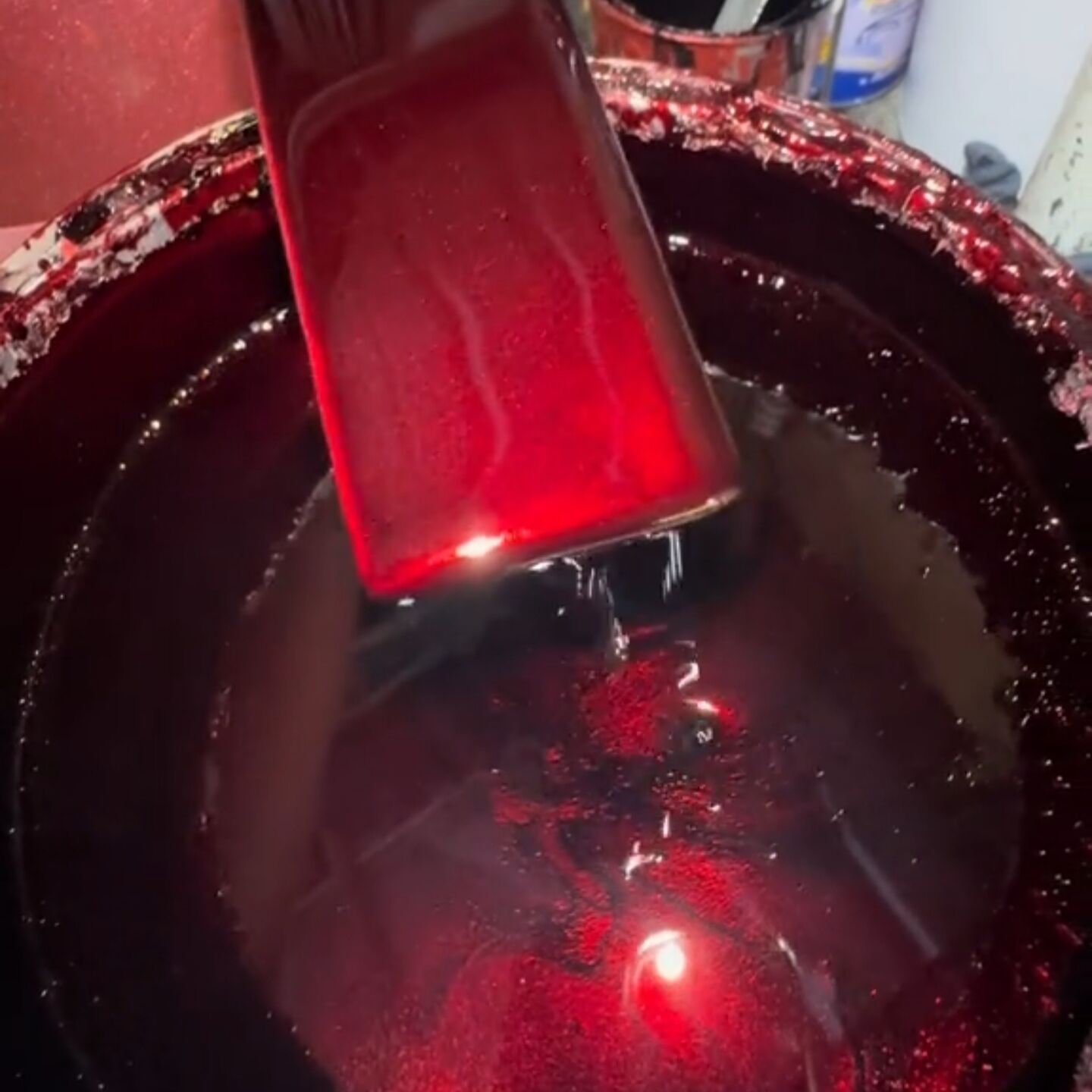 Metallic Blood Red Automotive  - огляд і ціна Mica Powder Colorant